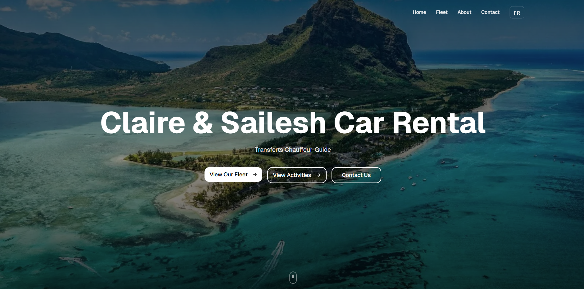 Claire & Sailesh Commercial Website preview